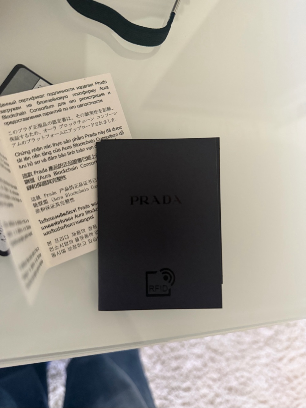 Prada Saffiano Leather Wallet - Picture 7 of 11